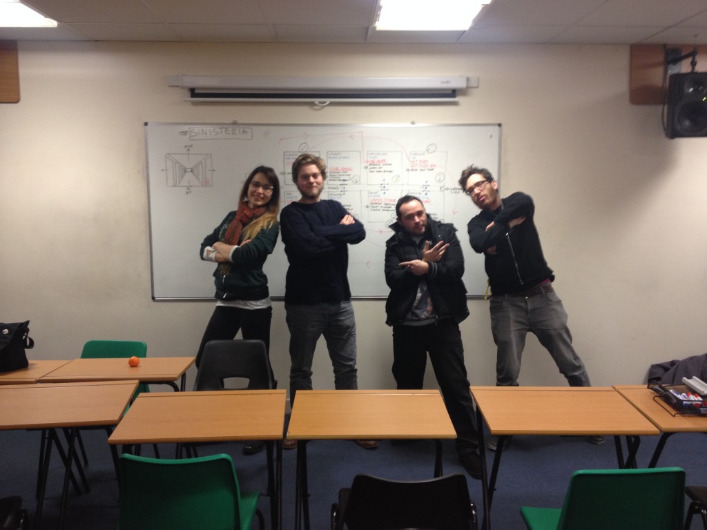 Me, Luke, Rob, and Joe (Mark's taking the picture!)