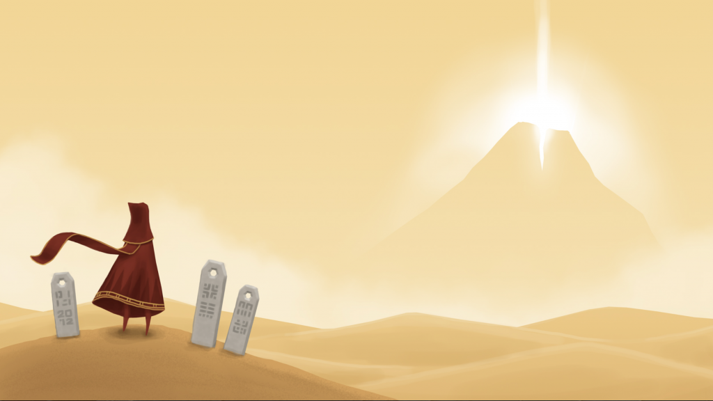 Screenshot from the game, by That Game Company